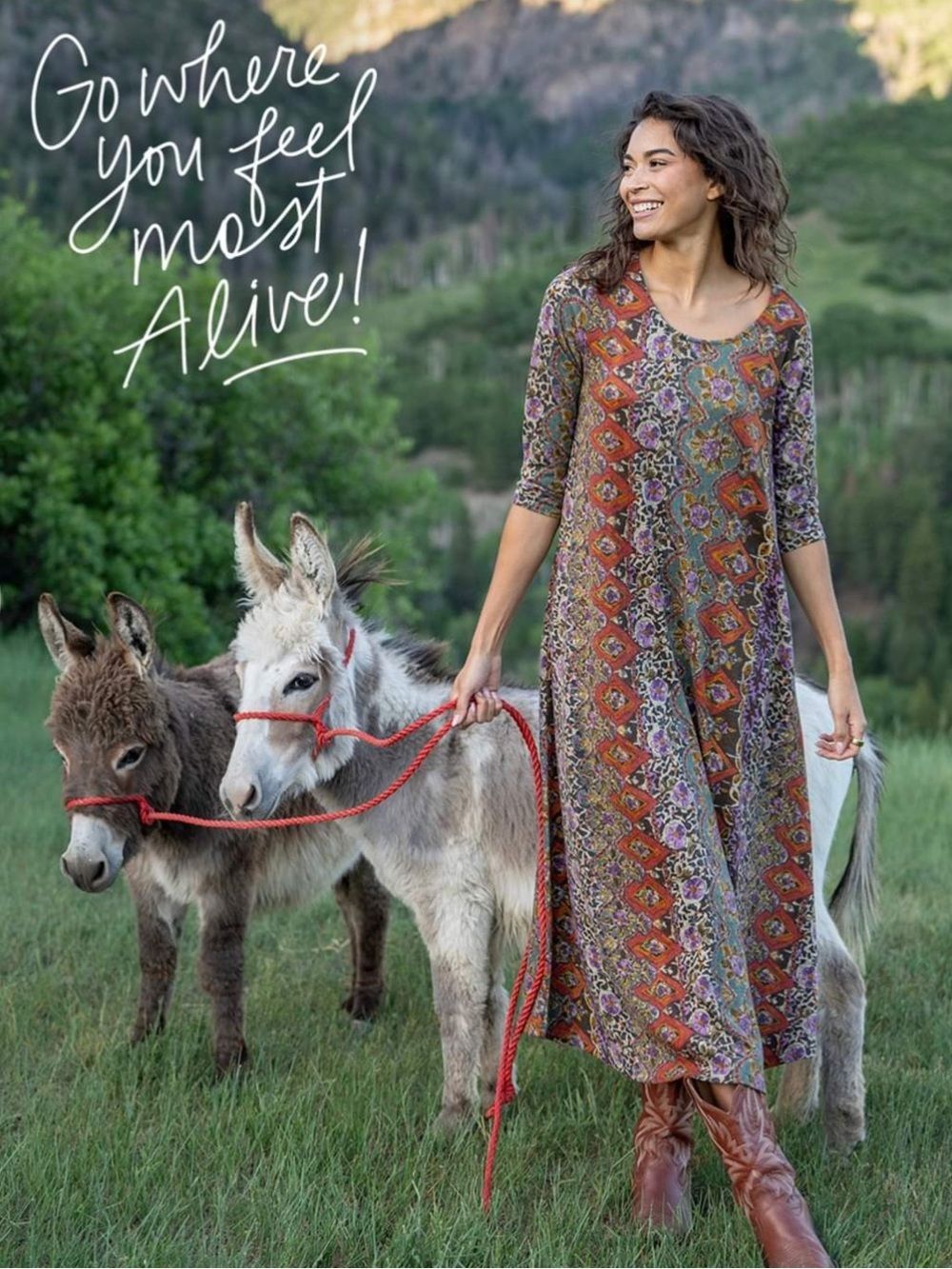 NATURAL LIFE Sweater Knit Maxi Dress Sz L Cottage core Granola Girl Boho Cozy